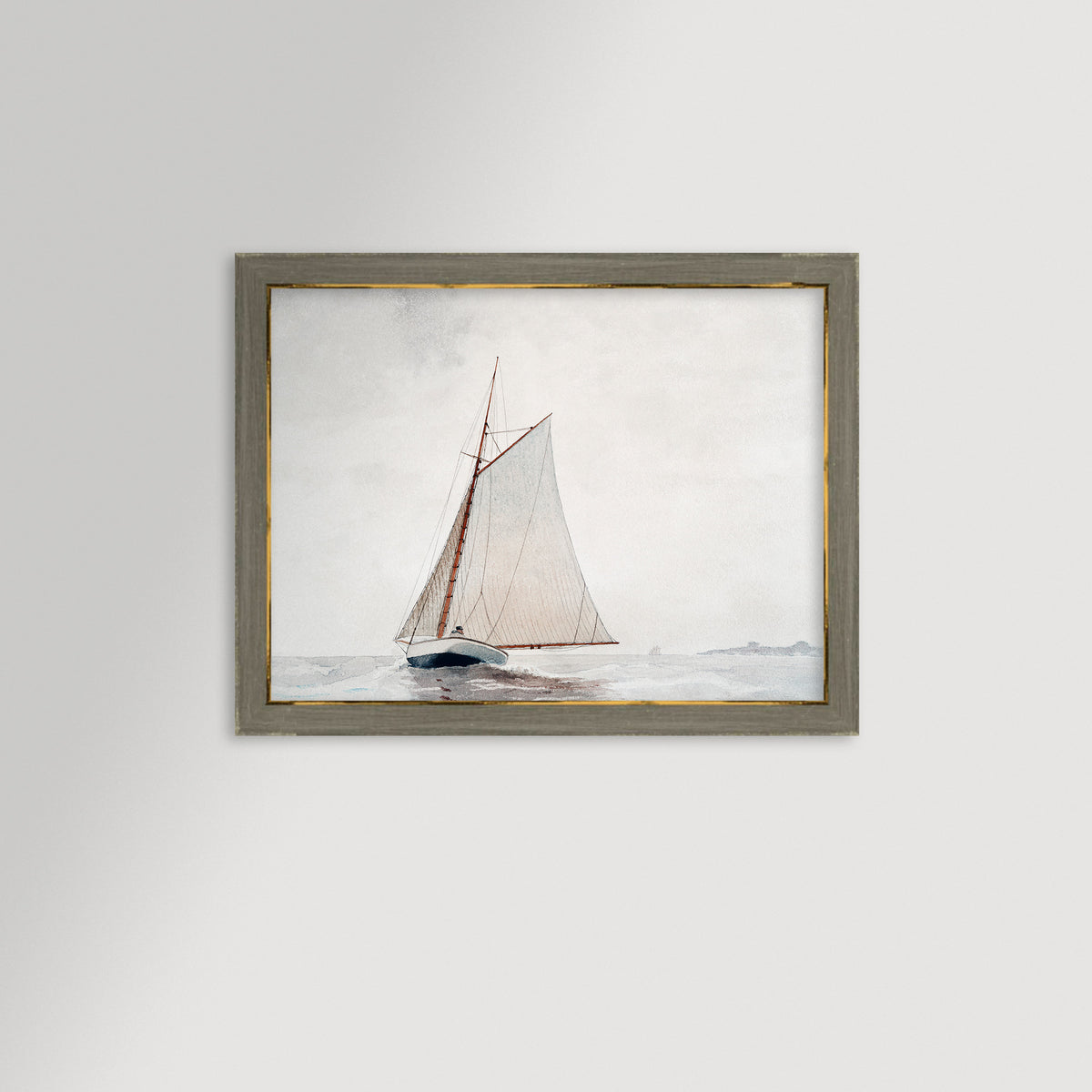 Sailing off Gloucester Archival Reproduction Art Print