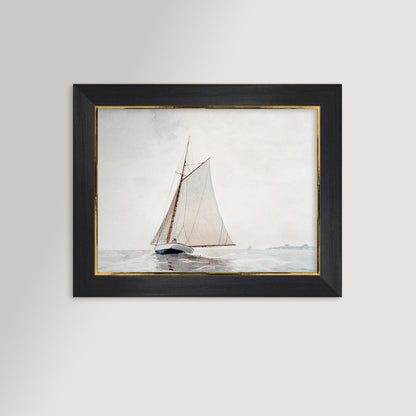 Sailing off Gloucester Archival Reproduction Art Print
