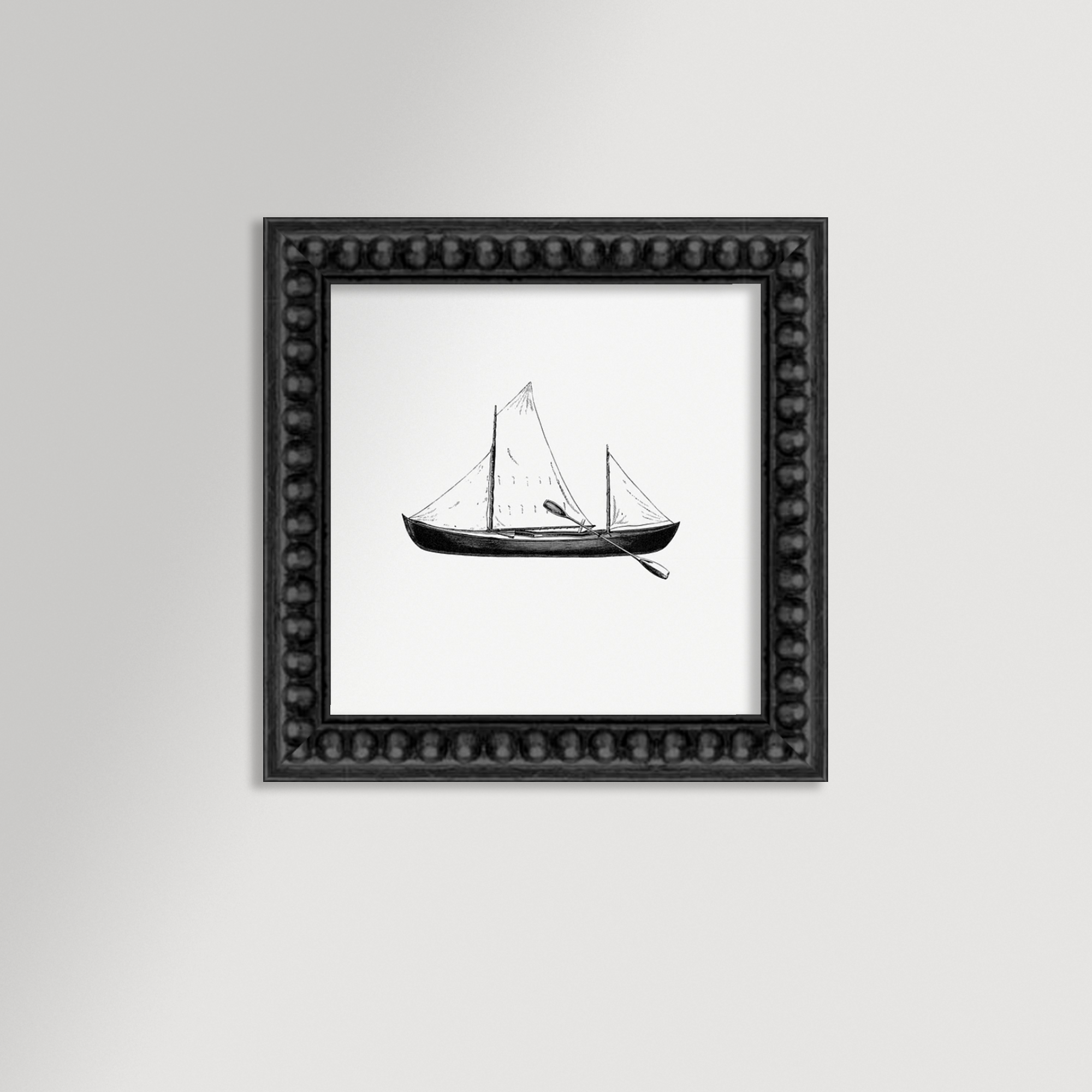 Vintage Canoe Archival Reproduction Art Print