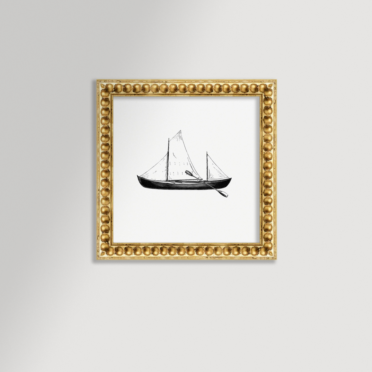 Vintage Canoe Archival Reproduction Art Print