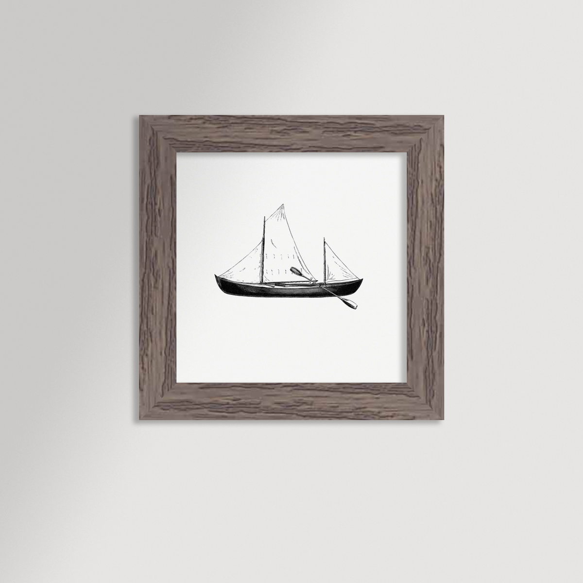 Vintage Canoe Archival Reproduction Art Print