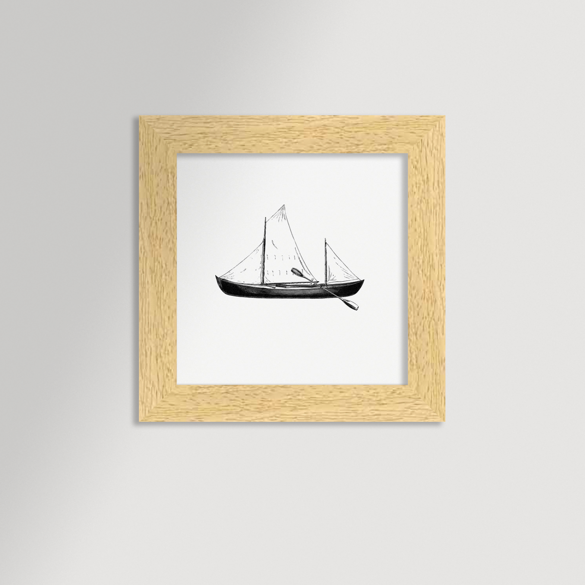 Vintage Canoe Archival Reproduction Art Print
