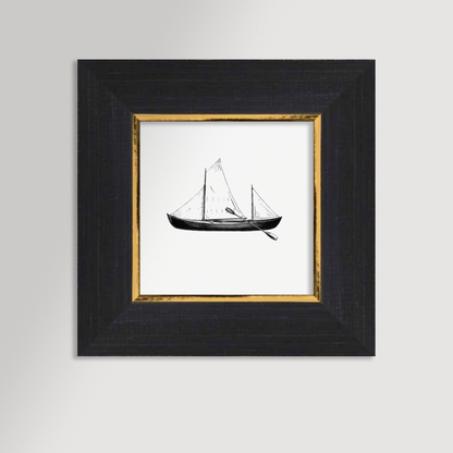 Vintage Canoe Archival Reproduction Art Print