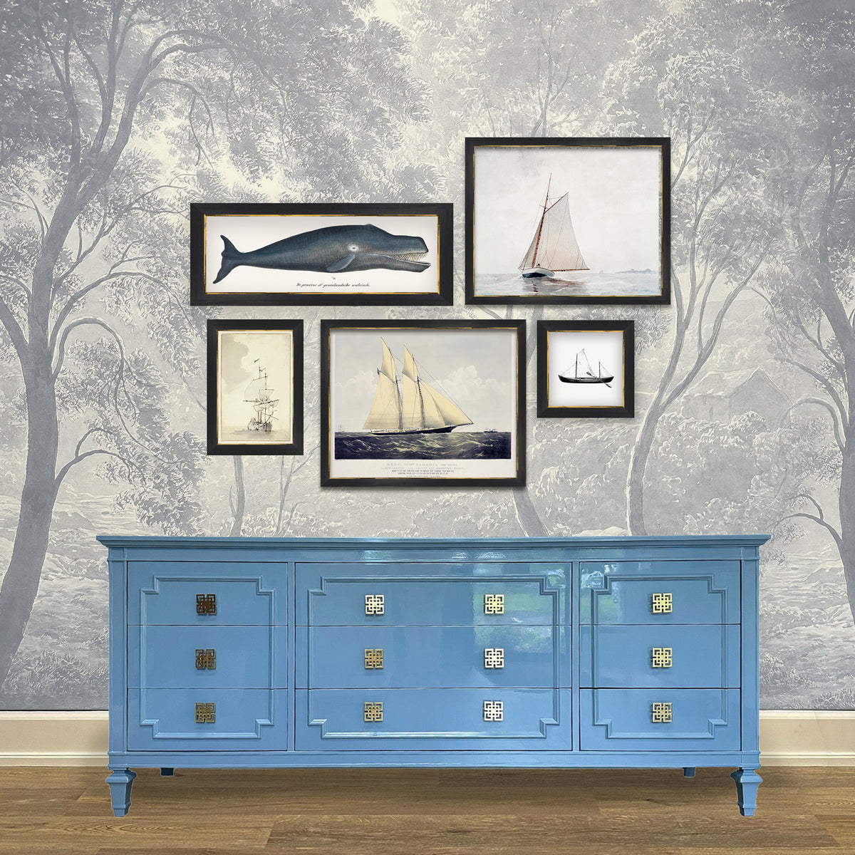 Whale Illustration Archival Reproduction Art Print