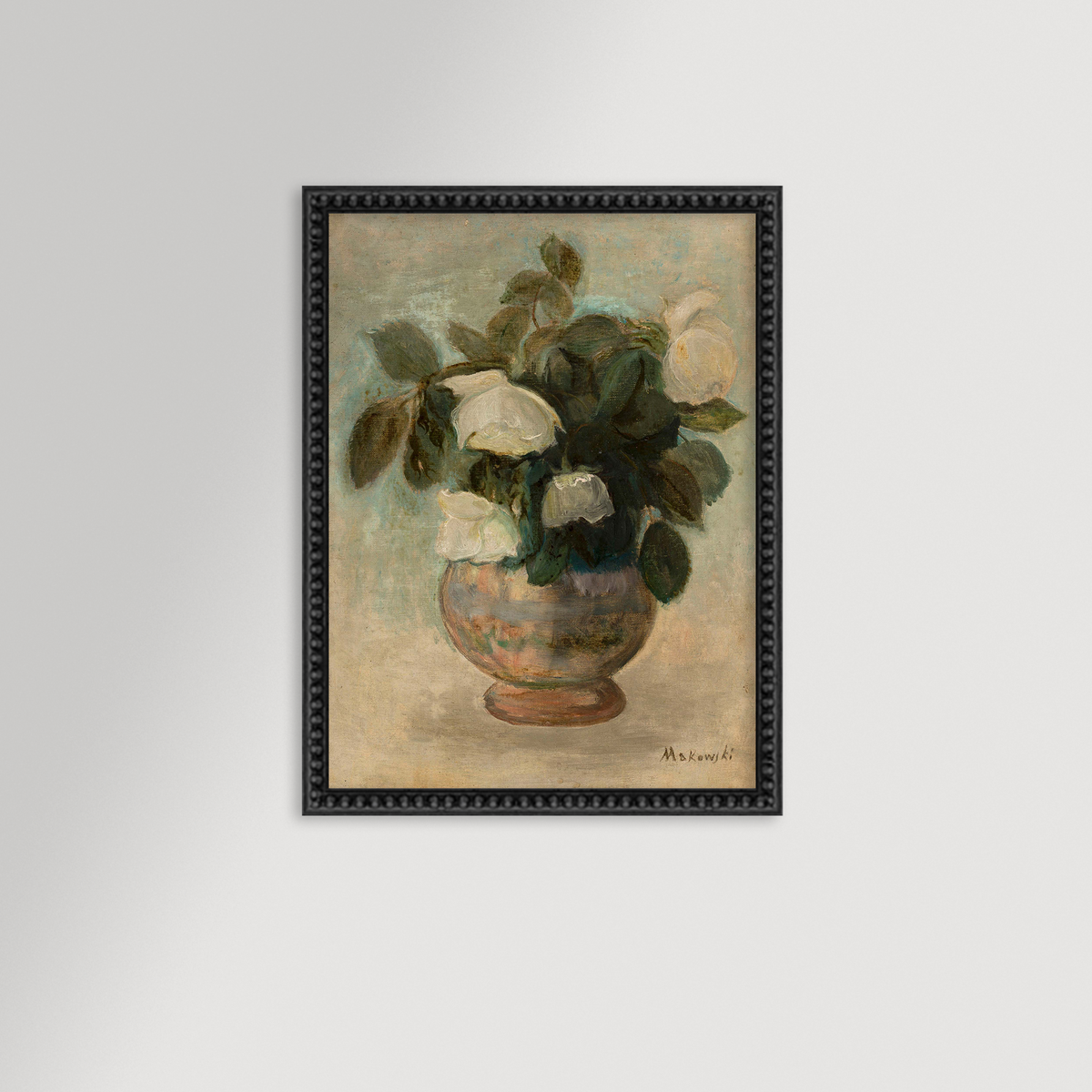 White Roses Archival Reproduction Art Print