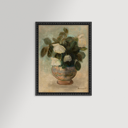 White Roses Archival Reproduction Art Print