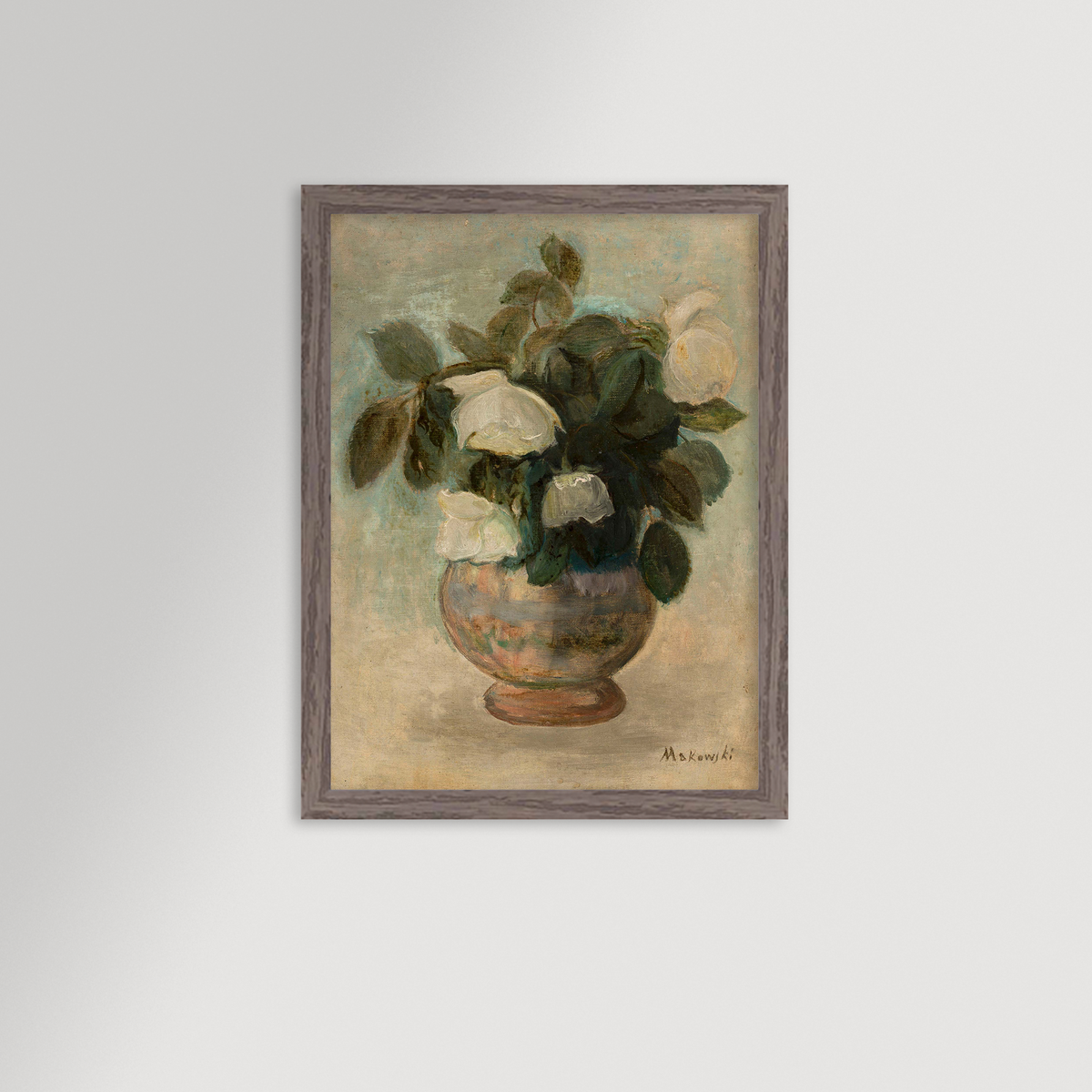 White Roses Archival Reproduction Art Print