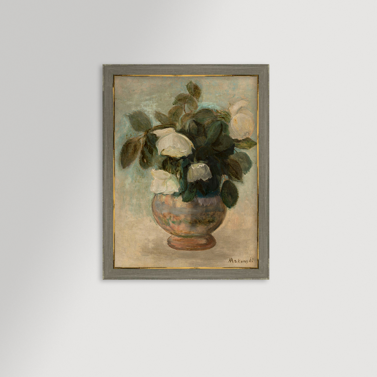 White Roses Archival Reproduction Art Print