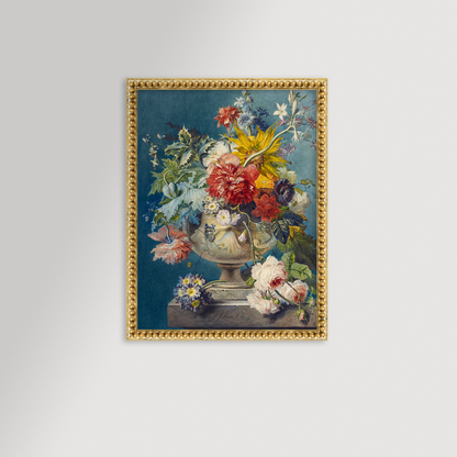 Dutch Floral Arrangement Archival Reproduction Art Print