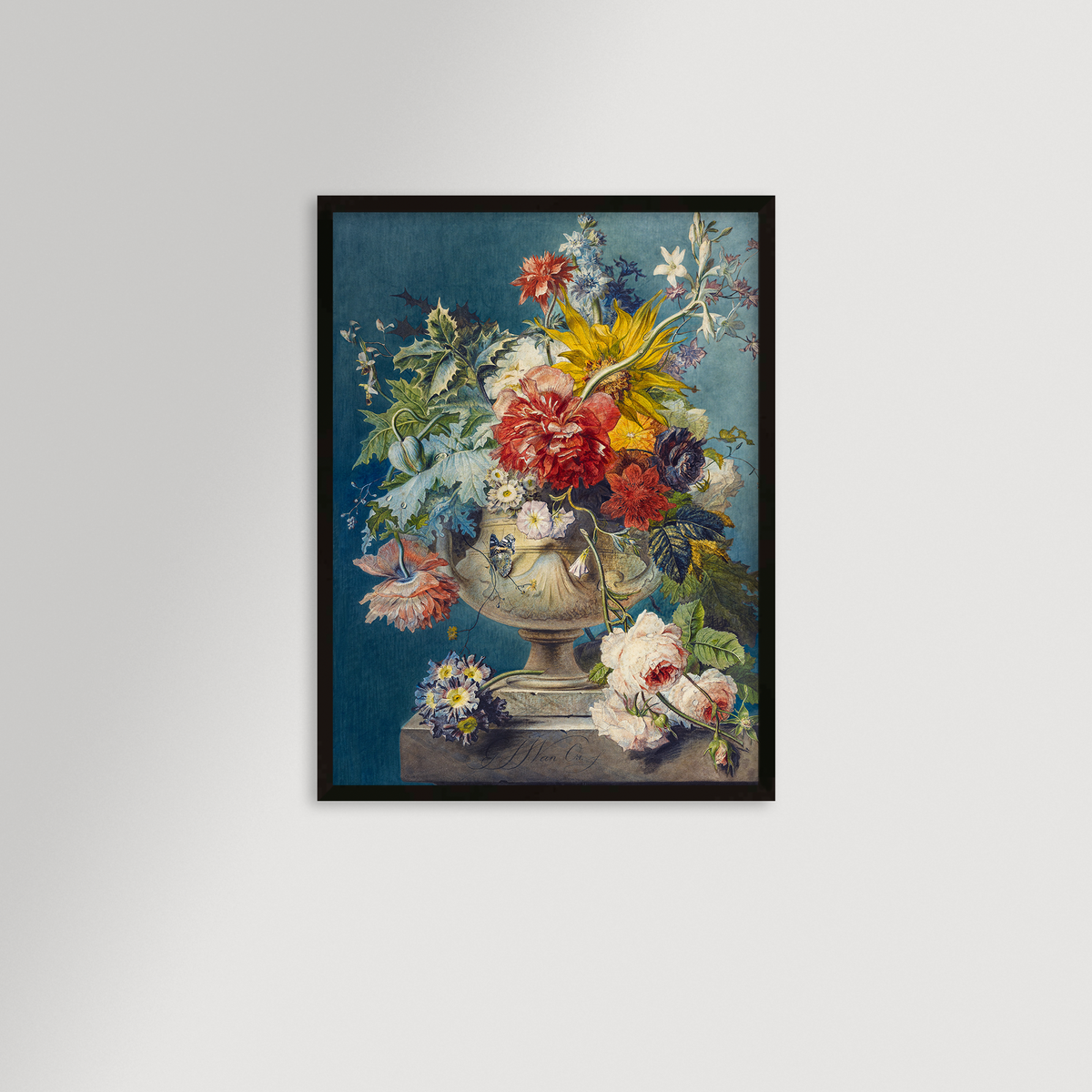 Dutch Floral Arrangement Archival Reproduction Art Print