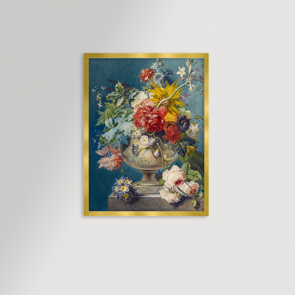Dutch Floral Arrangement Archival Reproduction Art Print
