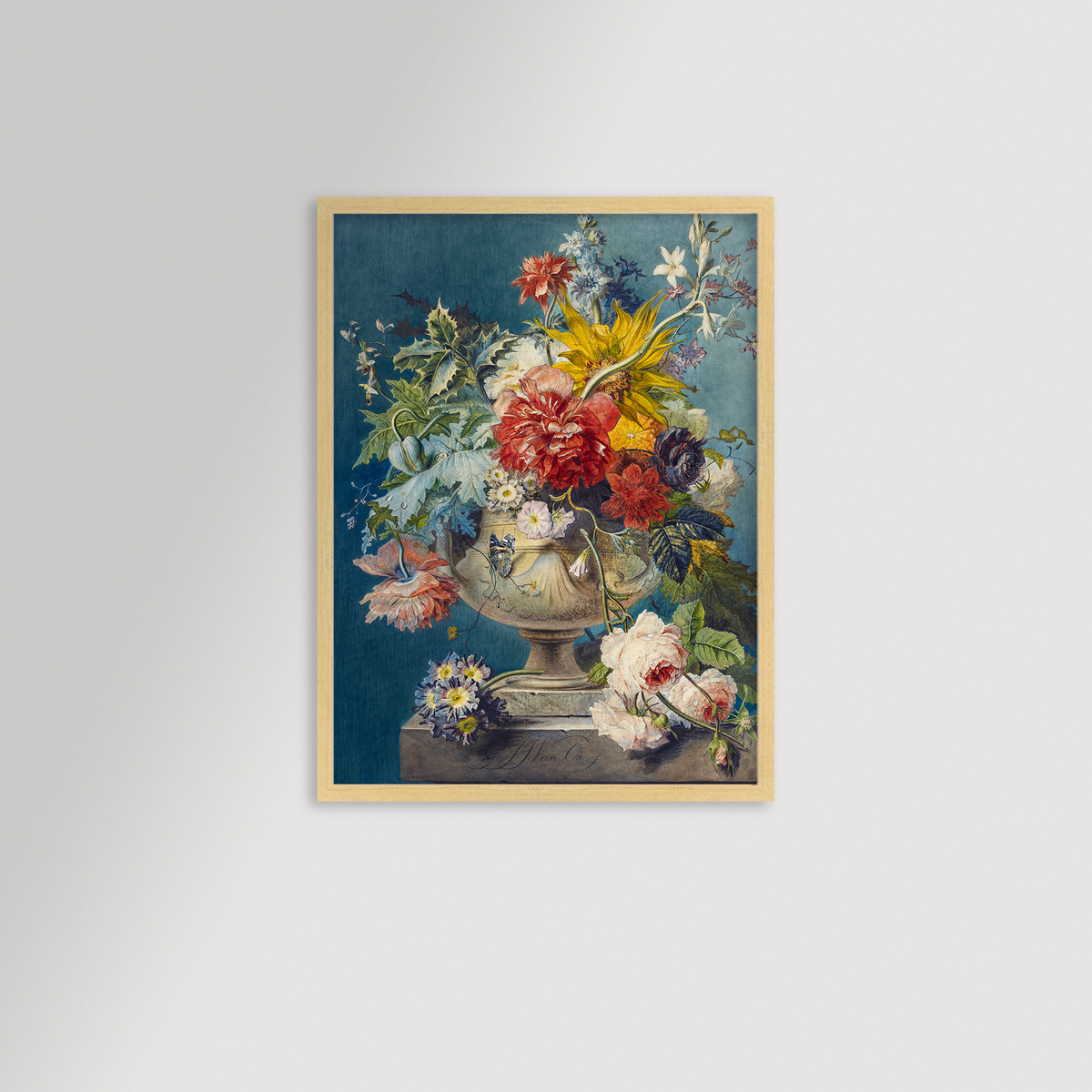 Dutch Floral Arrangement Archival Reproduction Art Print