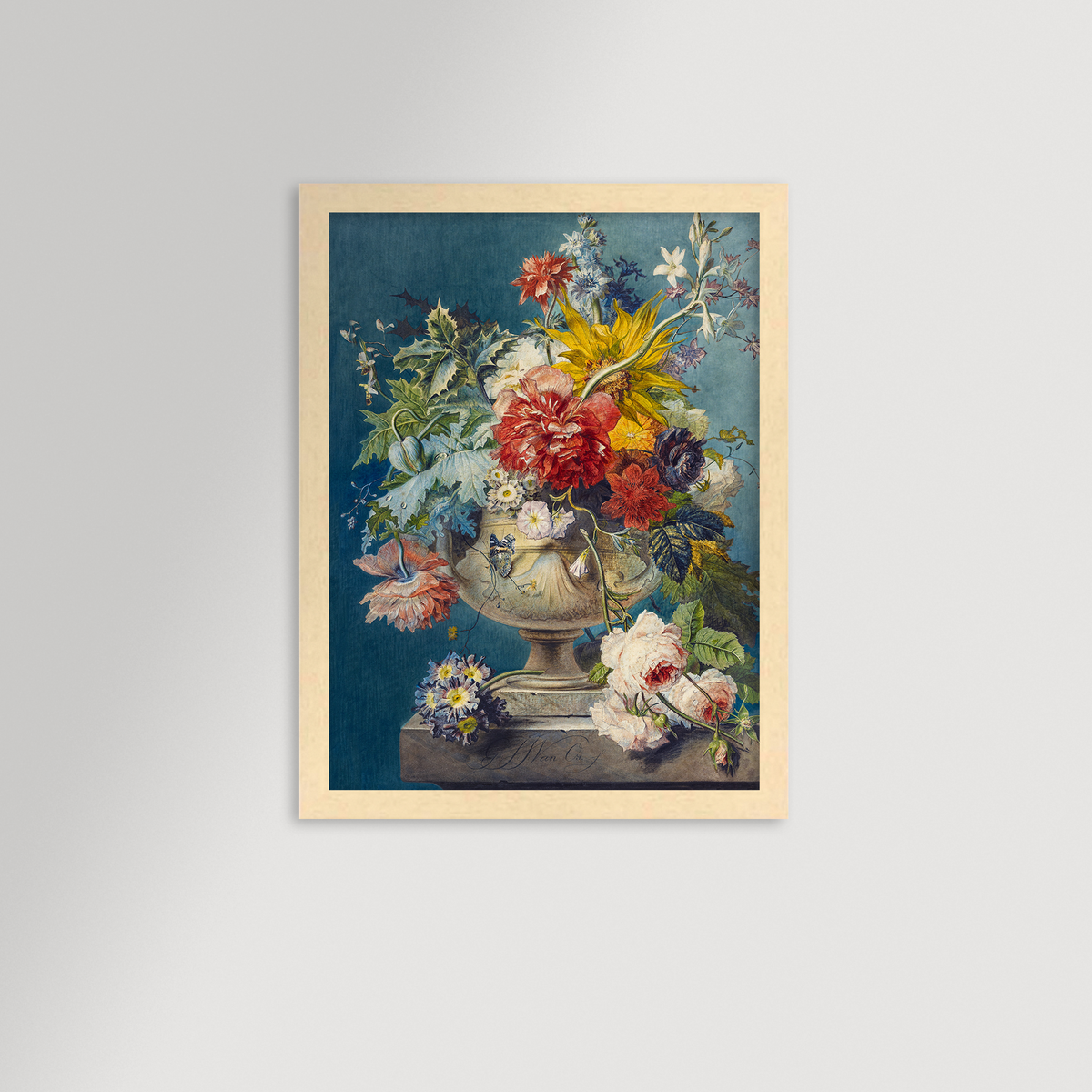 Dutch Floral Arrangement Archival Reproduction Art Print