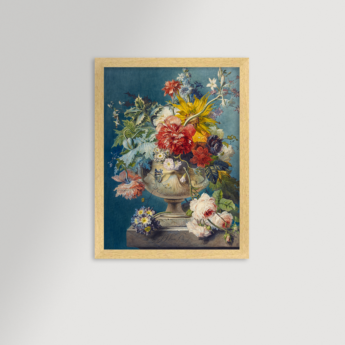 Dutch Floral Arrangement Archival Reproduction Art Print