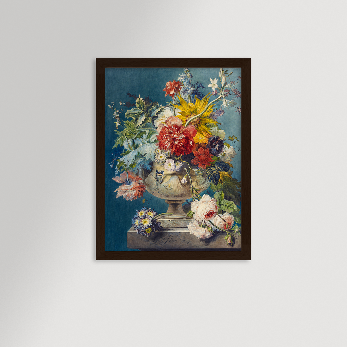 Dutch Floral Arrangement Archival Reproduction Art Print