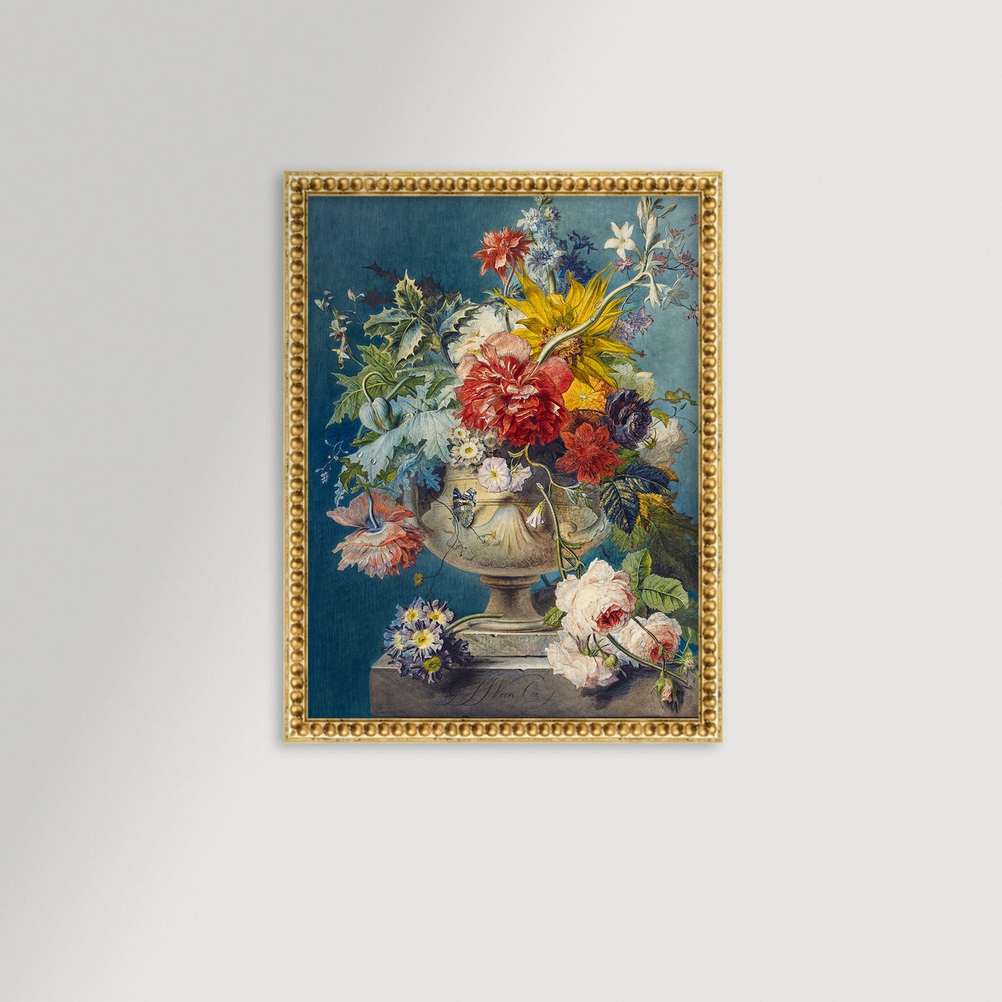 Dutch Floral Arrangement Archival Reproduction Art Print
