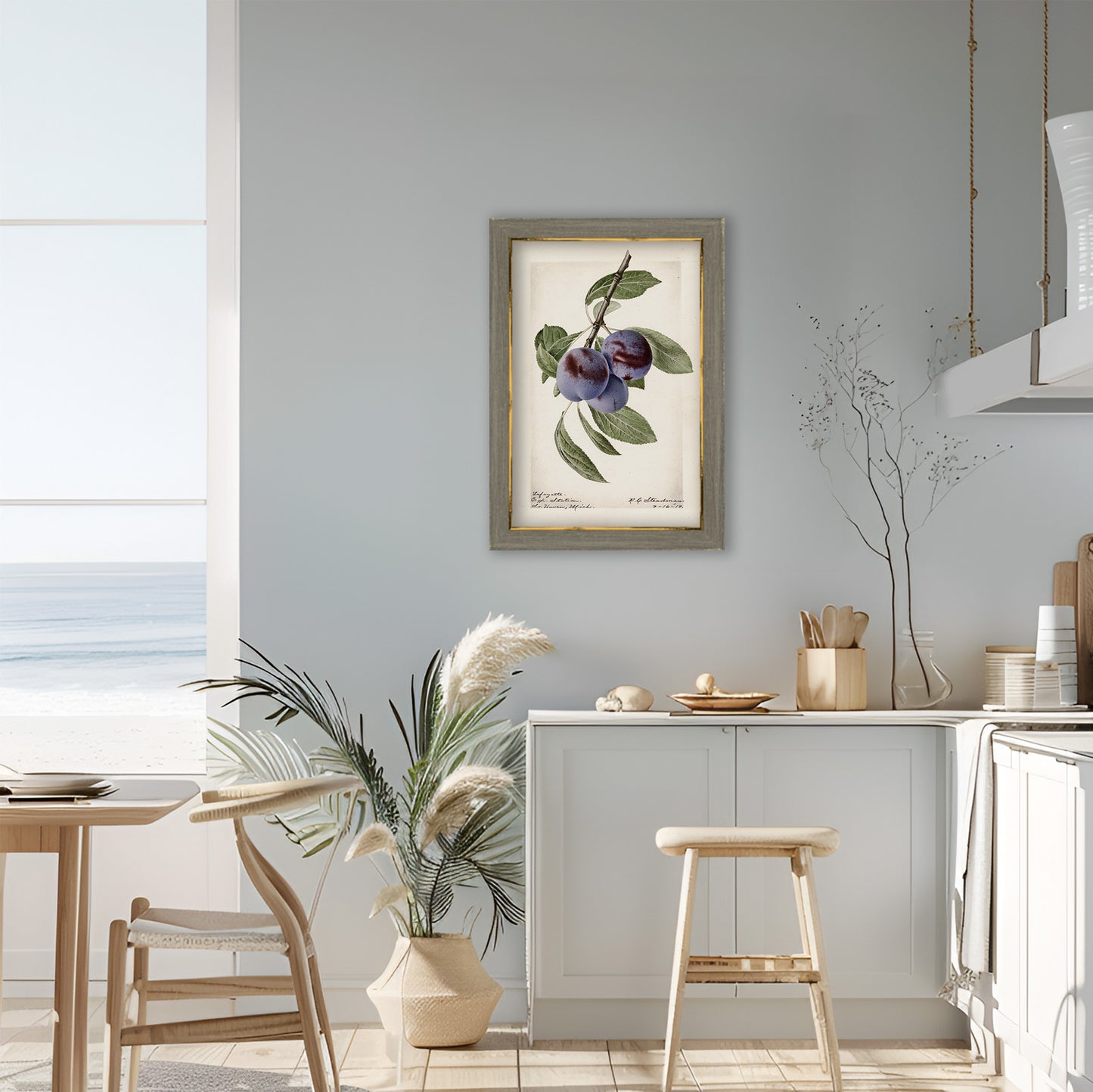 Plum Botanical Archival Reproduction Art Print