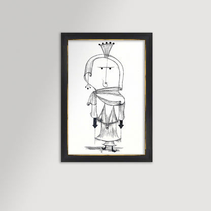 Paul Klee Abstract Figure Archival Reproduction Art Print