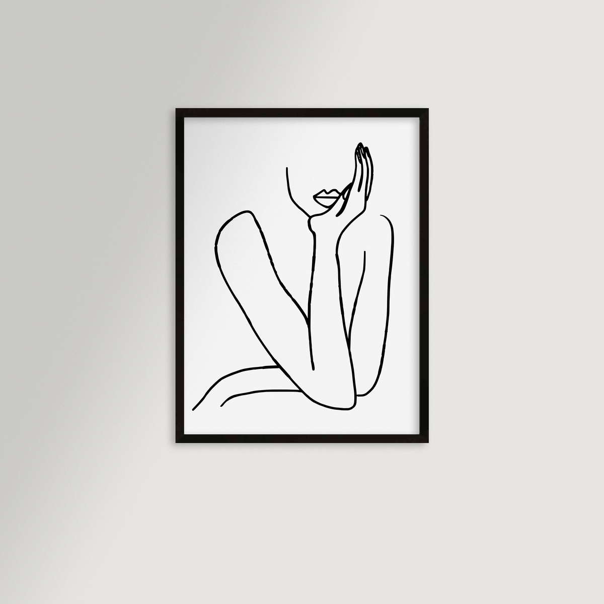 Thinking Archival Reproduction Art Print