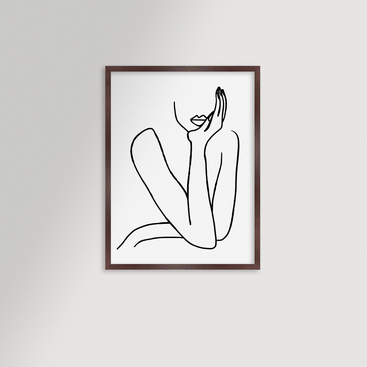 Thinking Archival Reproduction Art Print