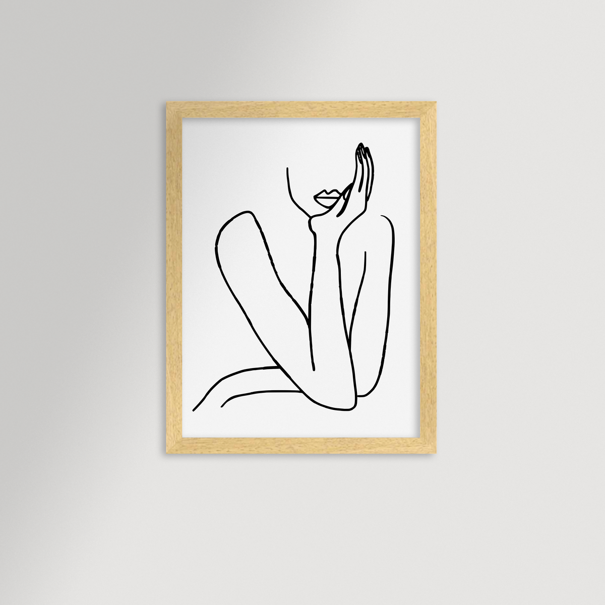 Thinking Archival Reproduction Art Print