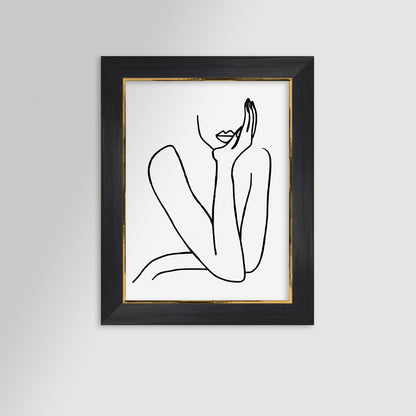Thinking Archival Reproduction Art Print