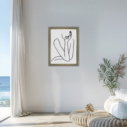 Thinking Archival Reproduction Art Print