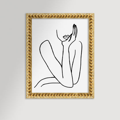 Thinking Archival Reproduction Art Print