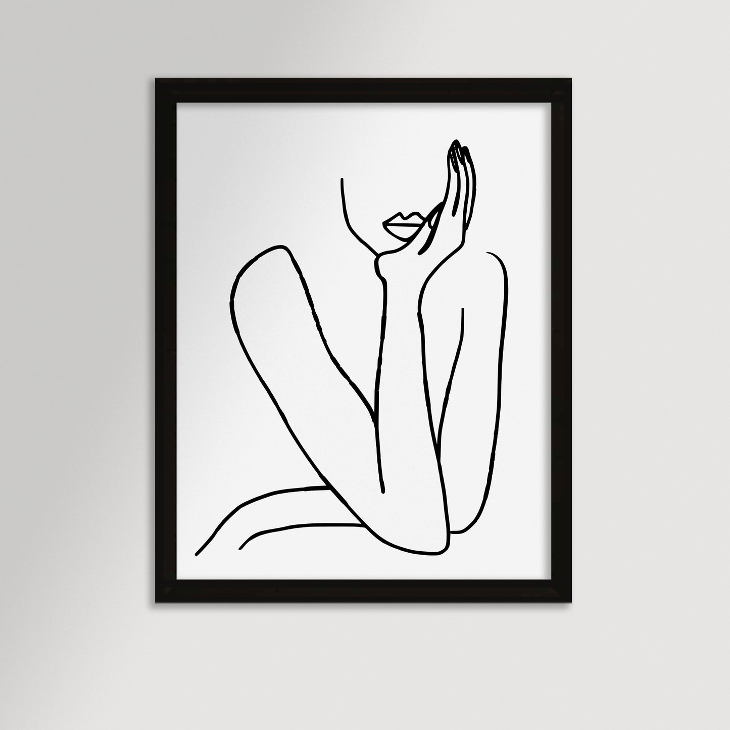 Thinking Archival Reproduction Art Print