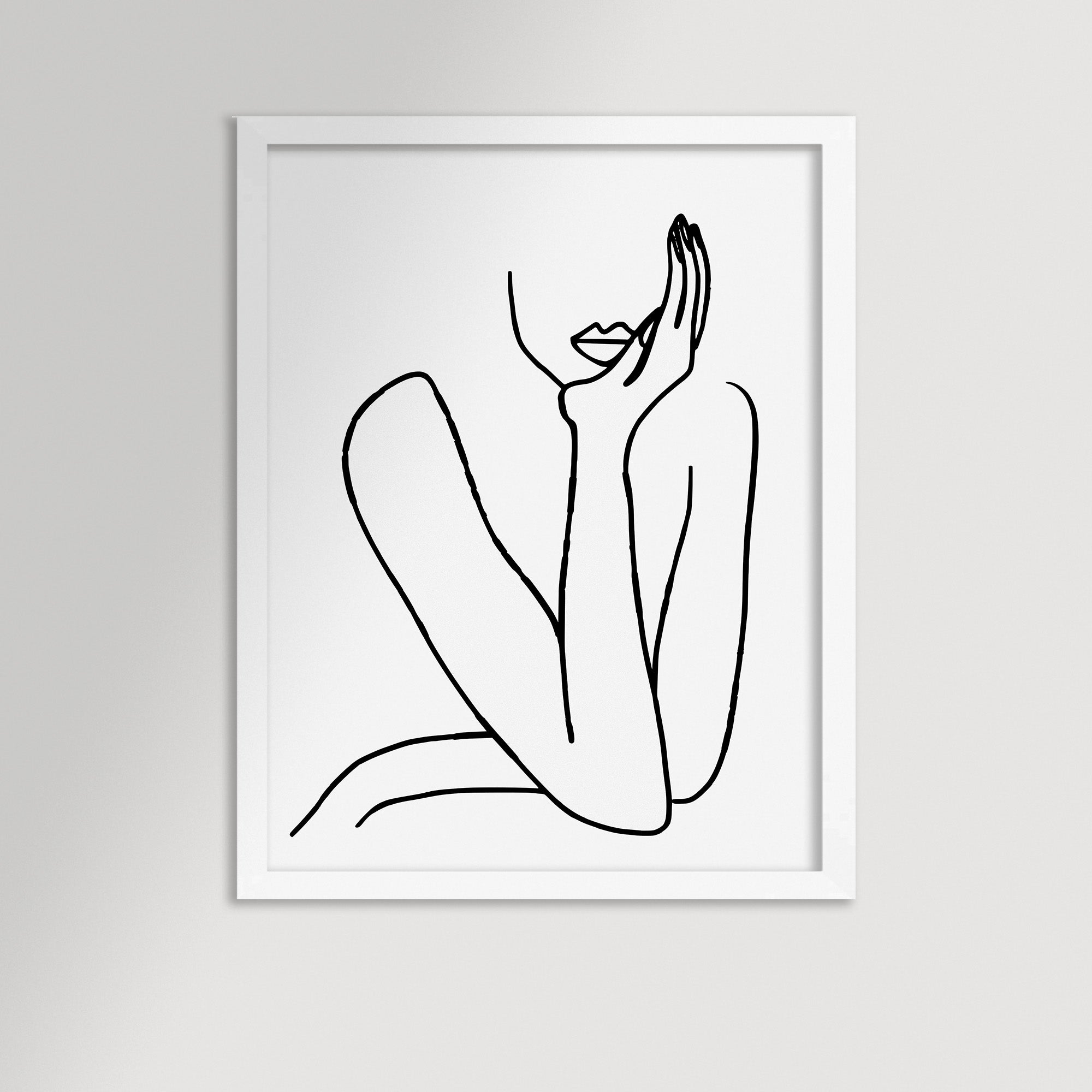 Thinking Archival Reproduction Art Print