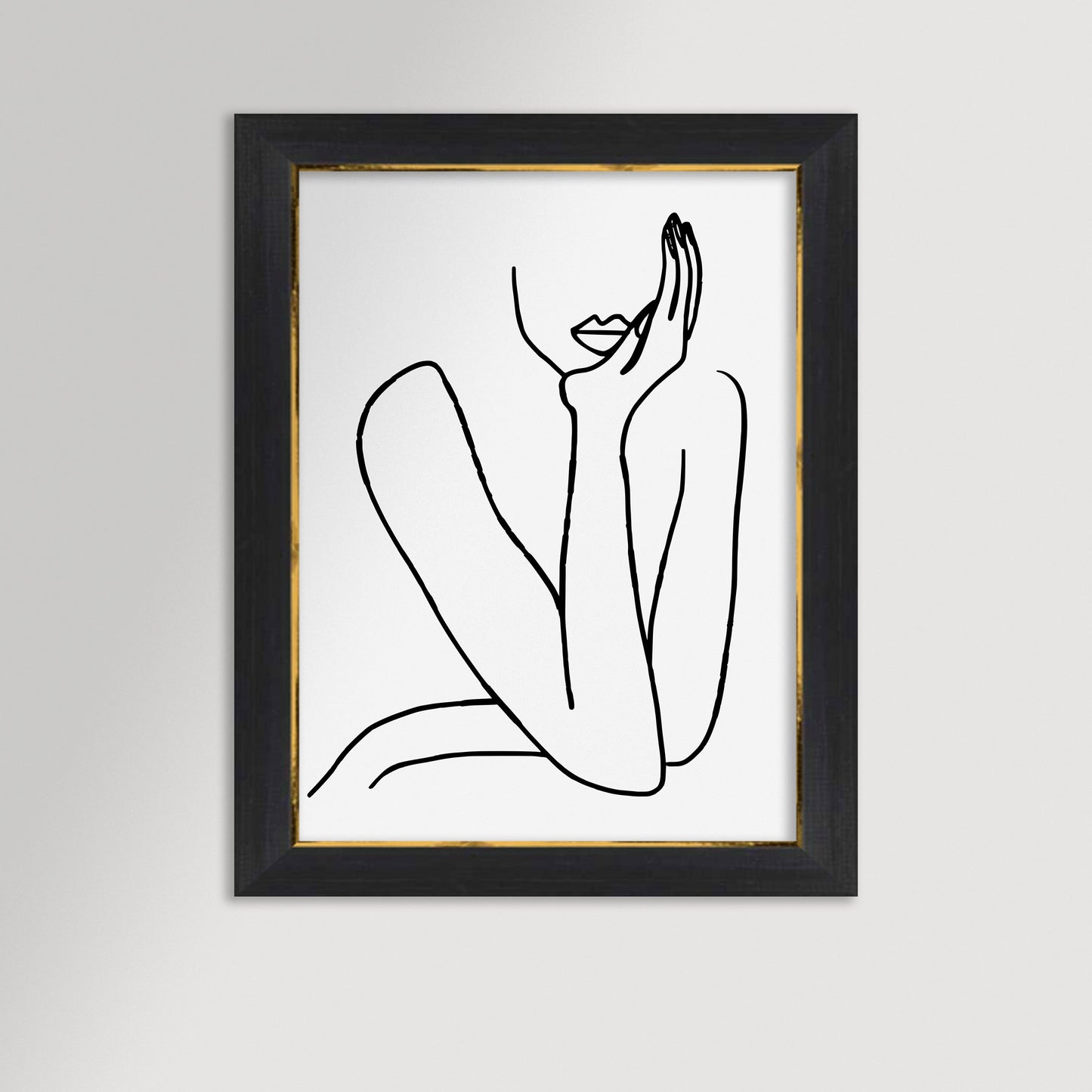 Thinking Archival Reproduction Art Print