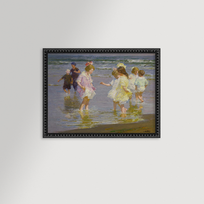 Wading In Archival Reproduction Art Print