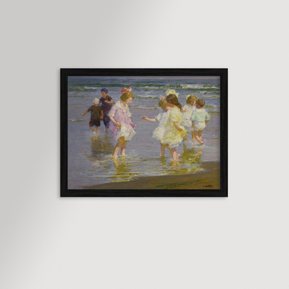 Wading In Archival Reproduction Art Print