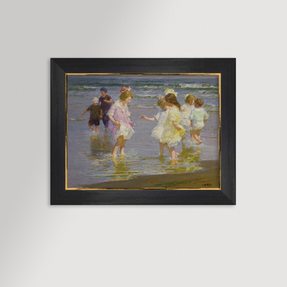 Wading In Archival Reproduction Art Print
