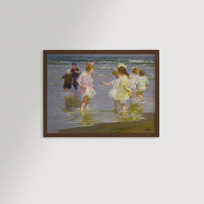 Wading In Archival Reproduction Art Print