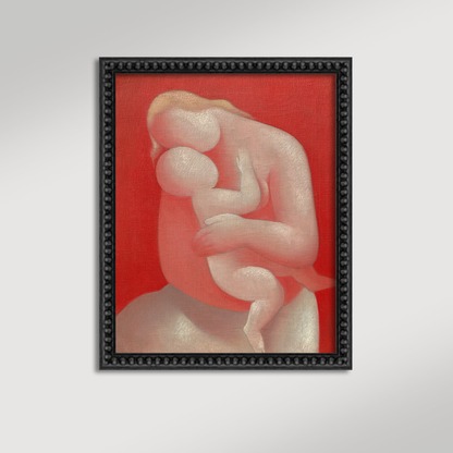 Abstract Mother and Child Archival Reproduction Art Print