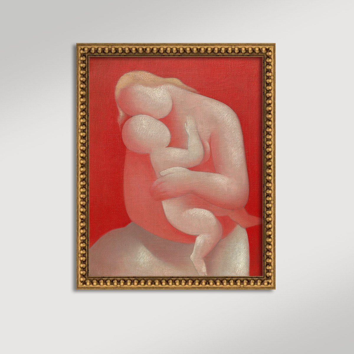 Abstract Mother and Child Archival Reproduction Art Print
