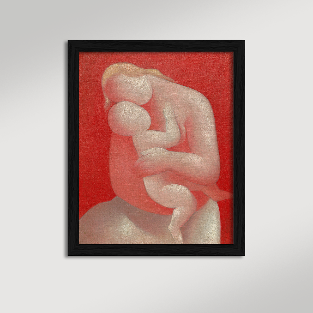 Abstract Mother and Child Archival Reproduction Art Print