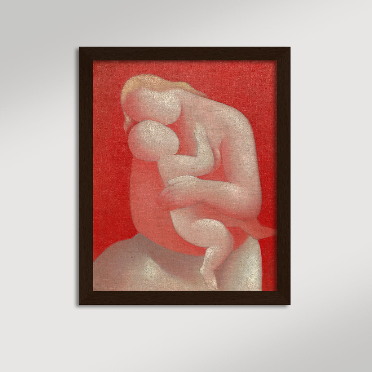 Abstract Mother and Child Archival Reproduction Art Print