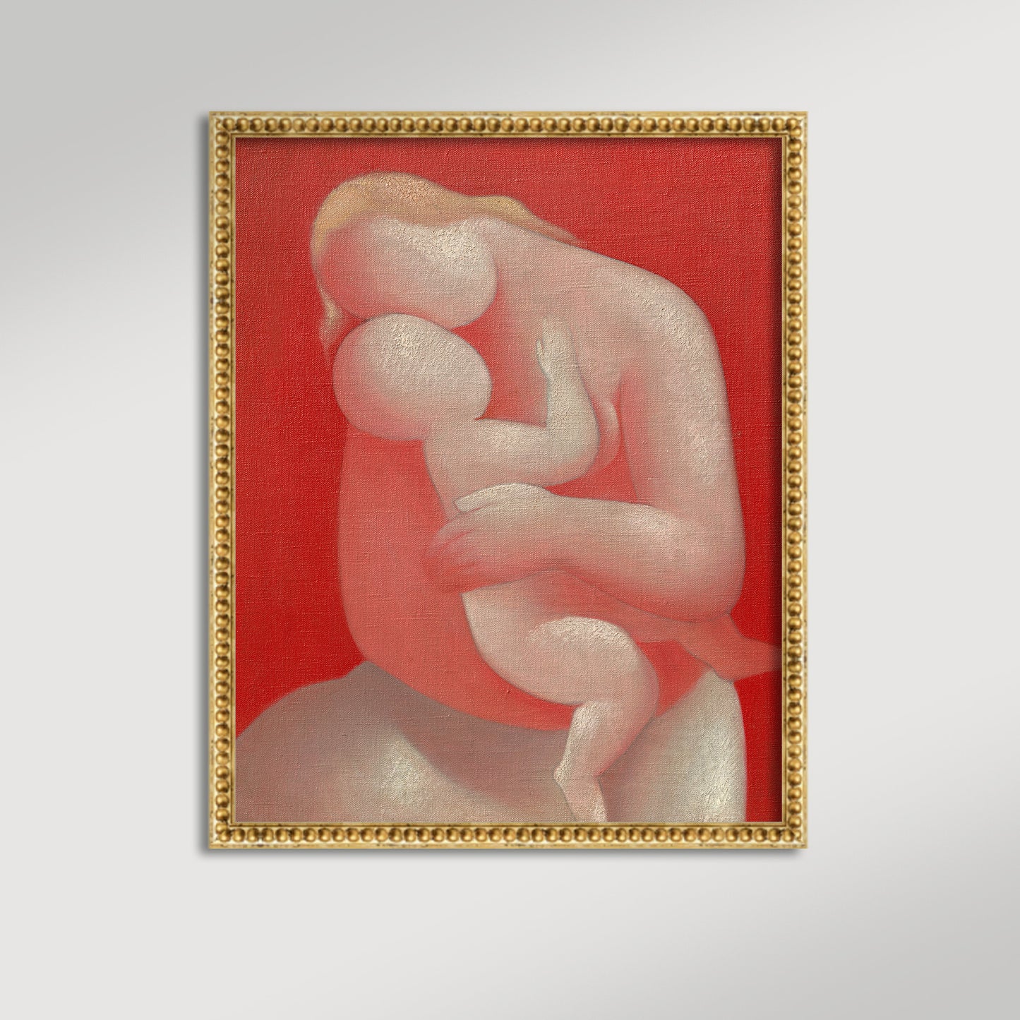 Abstract Mother and Child Archival Reproduction Art Print