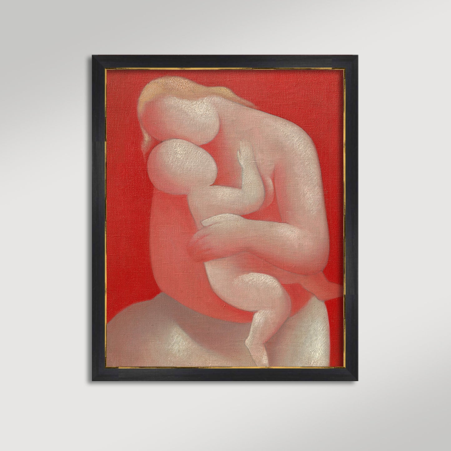 Abstract Mother and Child Archival Reproduction Art Print