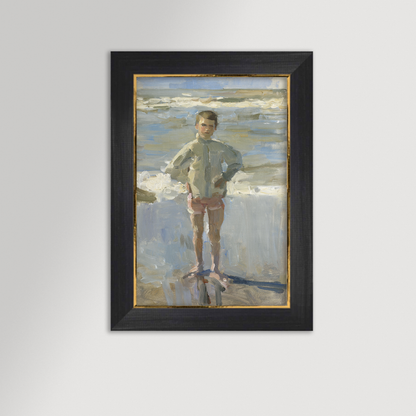 Painterly Beach Boy Archival Reproduction Art Print