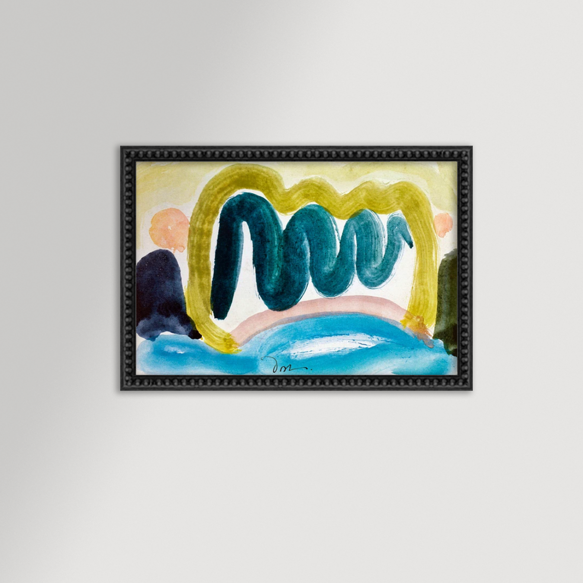 Pond in Sunlight Archival Reproduction Art Print