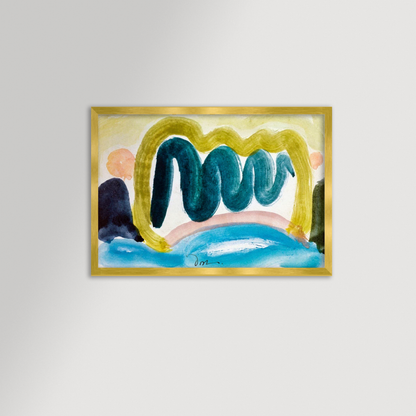 Pond in Sunlight Archival Reproduction Art Print