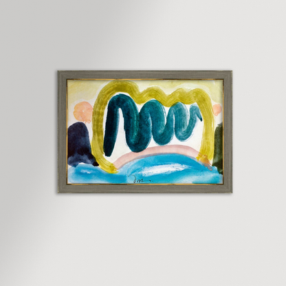 Pond in Sunlight Archival Reproduction Art Print