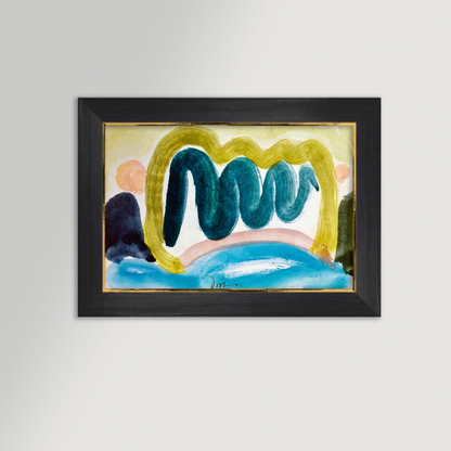 Pond in Sunlight Archival Reproduction Art Print