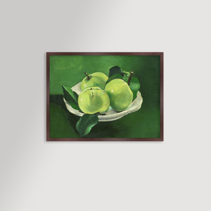 Green Apples Archival Reproduction Art Print