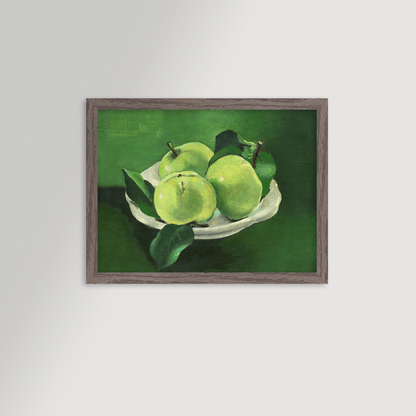 Green Apples Archival Reproduction Art Print