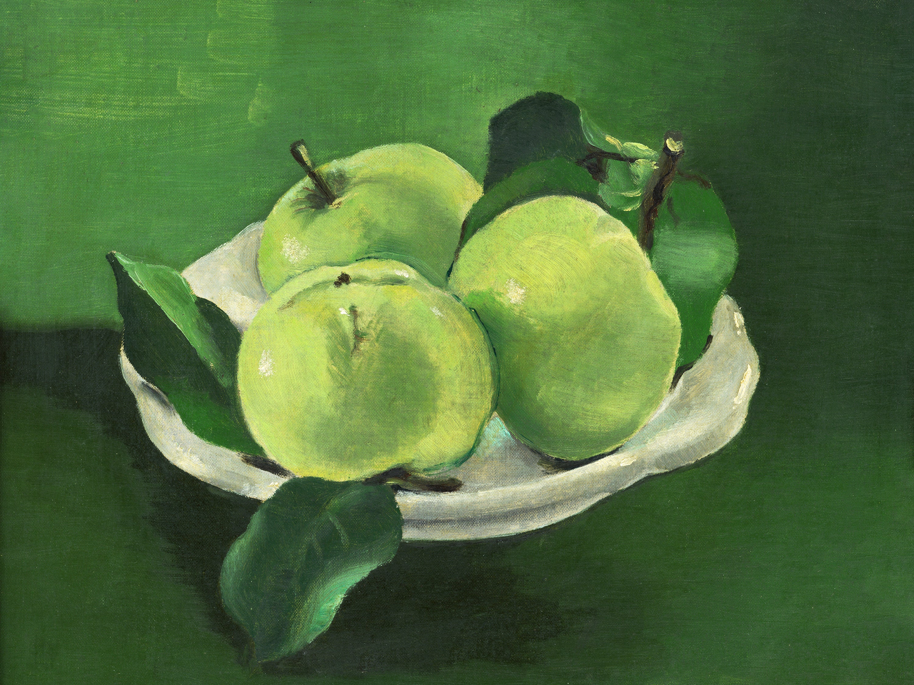 Green Apples Archival Reproduction Art Print