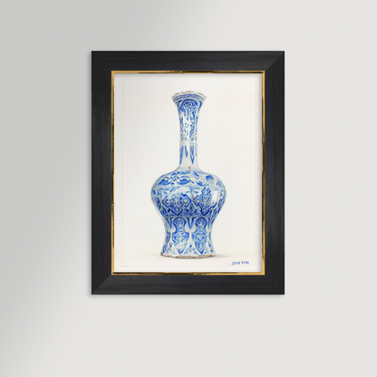 Chinoiserie Vase Archival Reproduction Art Print